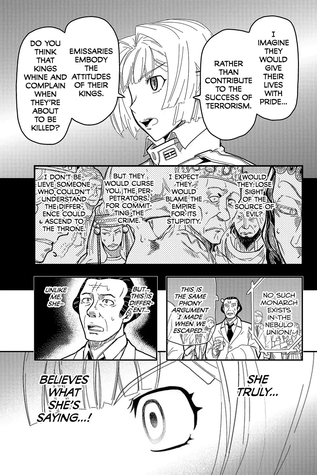 Pumpkin Scissors Chapter 105 page 23 - Chapter 105: Day Five: Where the Fault Lies