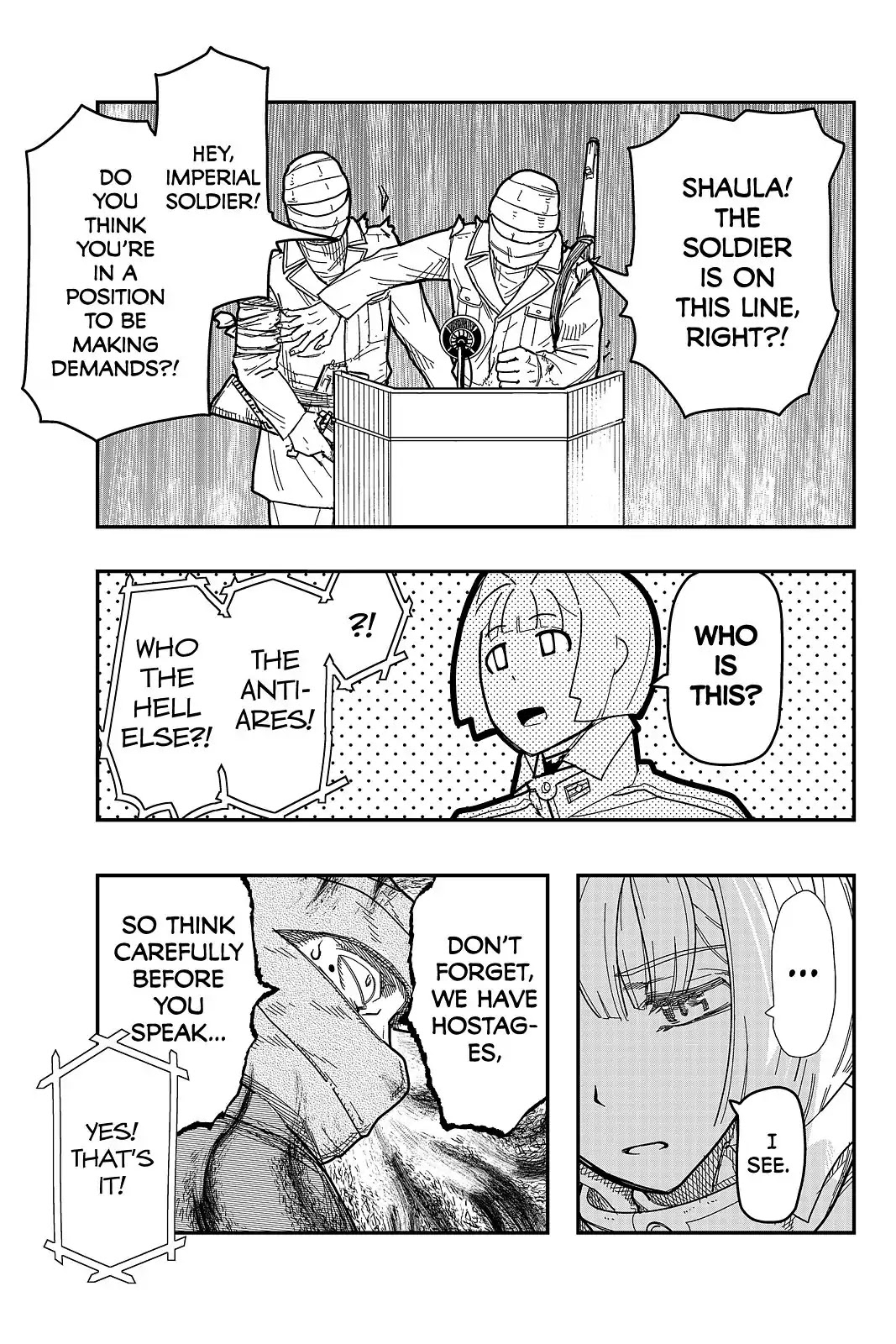 Pumpkin Scissors Chapter 105 page 5 - Chapter 105: Day Five: Where the Fault Lies