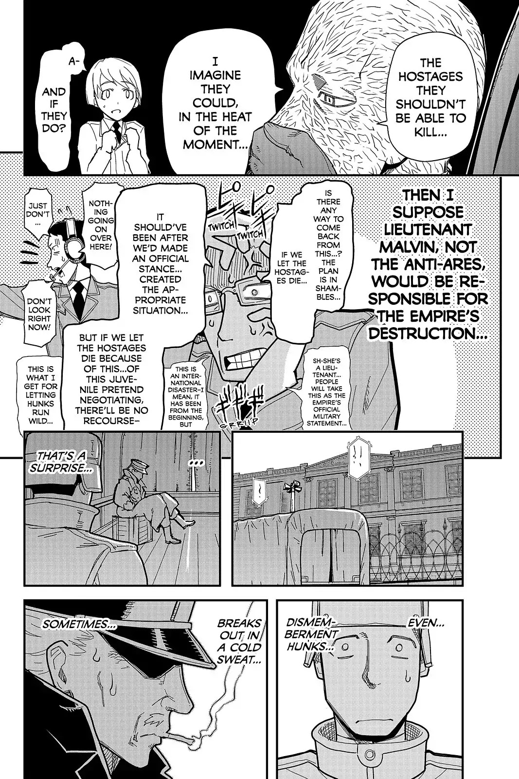Pumpkin Scissors Chapter 105 page 8 - Chapter 105: Day Five: Where the Fault Lies