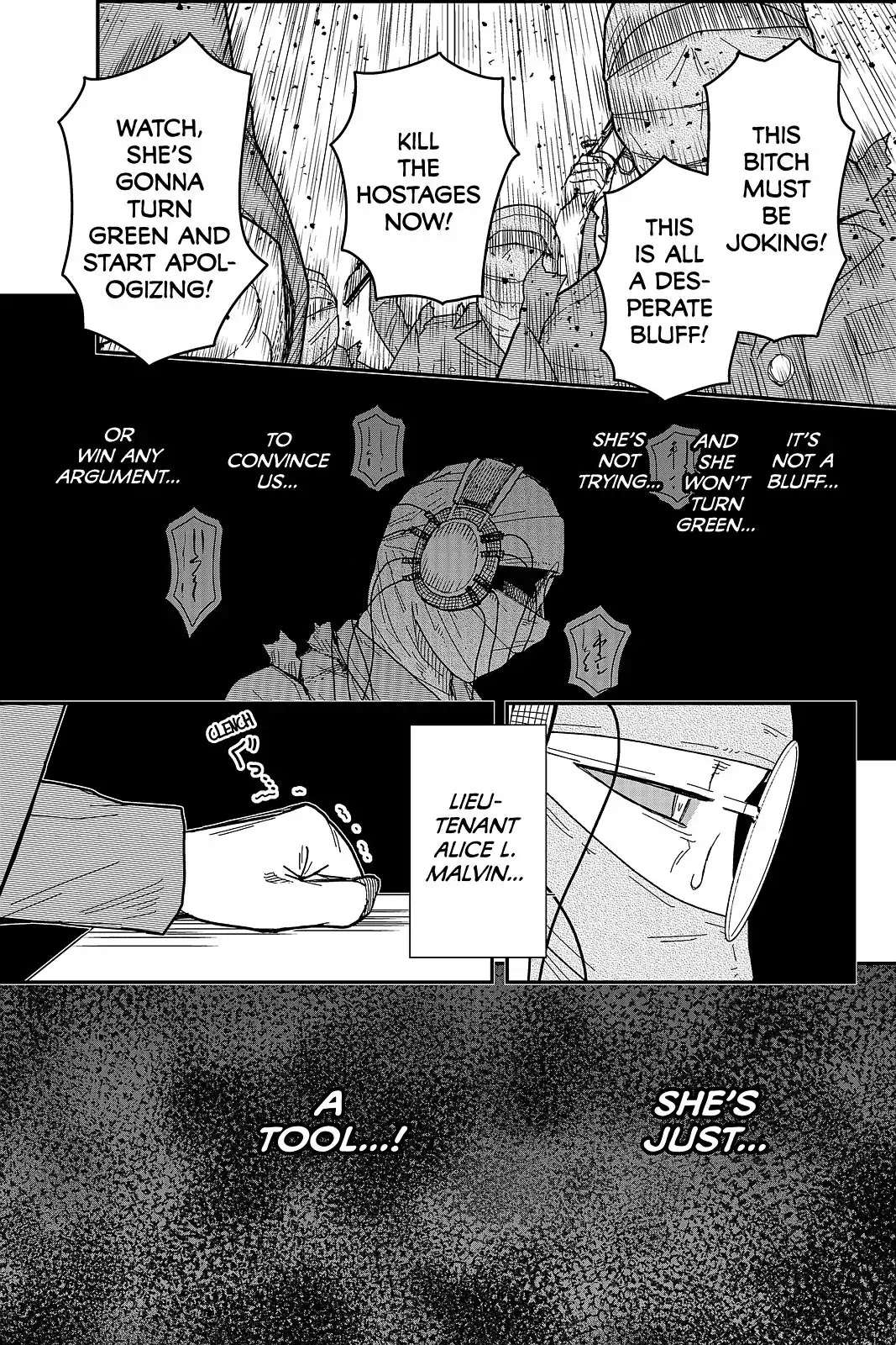 Pumpkin Scissors Chapter 106 page 1 - Chapter 106: Day Five: A Symbol of Hatred