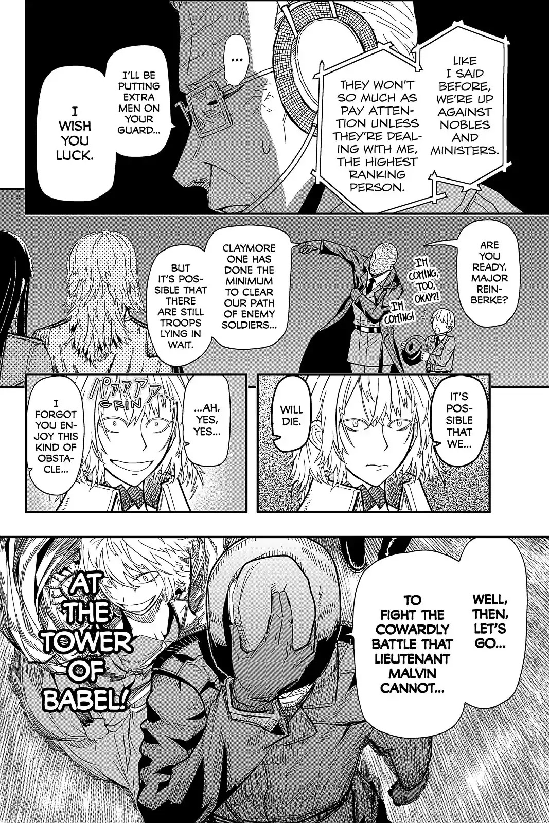 Pumpkin Scissors Chapter 106 page 12 - Chapter 106: Day Five: A Symbol of Hatred