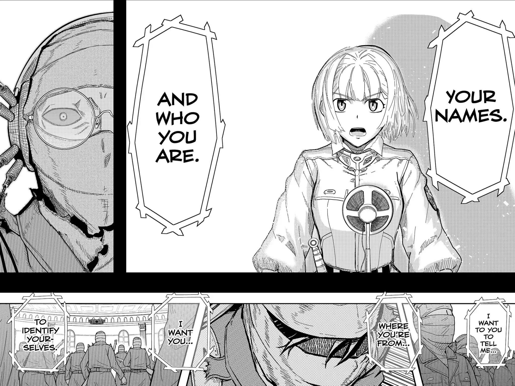 Pumpkin Scissors Chapter 106 page 16 - Chapter 106: Day Five: A Symbol of Hatred