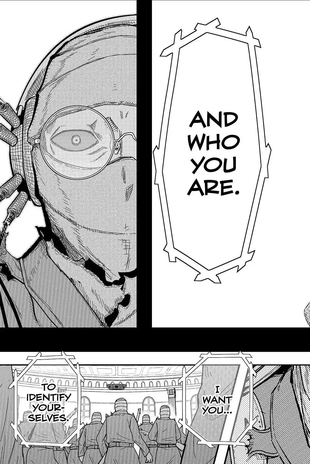 Pumpkin Scissors Chapter 106 page 18 - Chapter 106: Day Five: A Symbol of Hatred