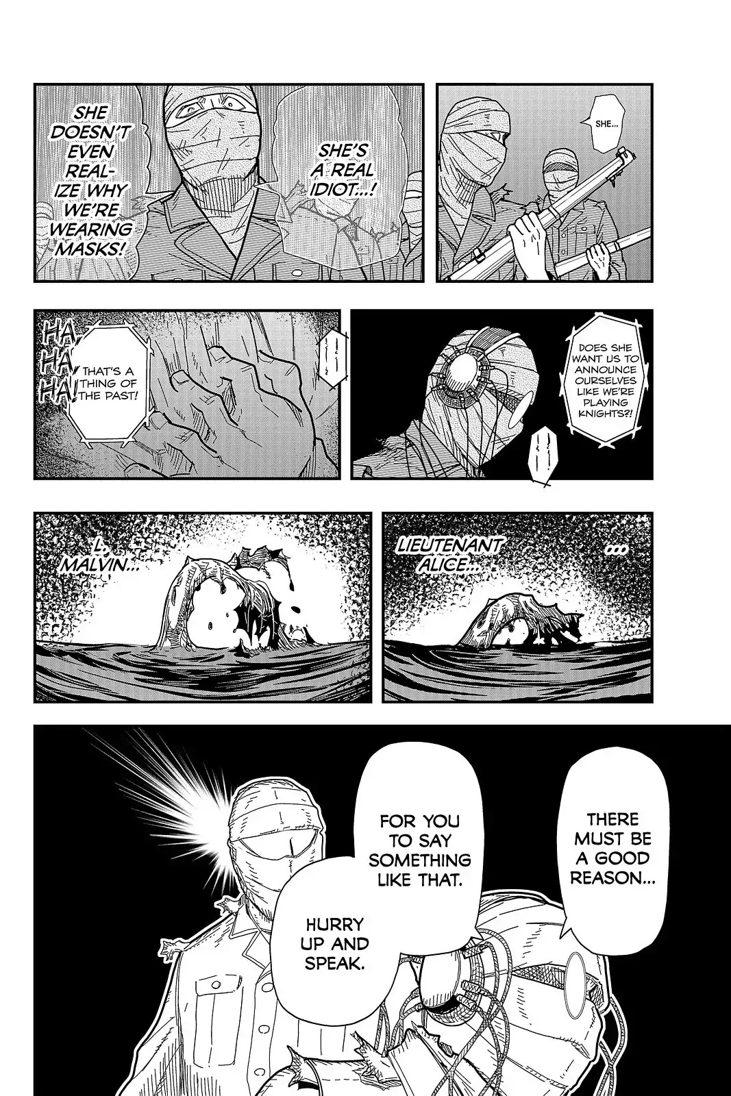 Pumpkin Scissors Chapter 106 page 19 - Chapter 106: Day Five: A Symbol of Hatred