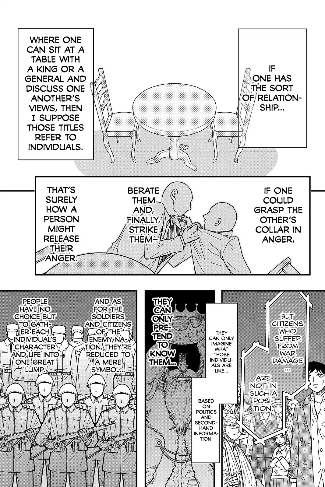 Pumpkin Scissors Chapter 106 page 22 - Chapter 106: Day Five: A Symbol of Hatred