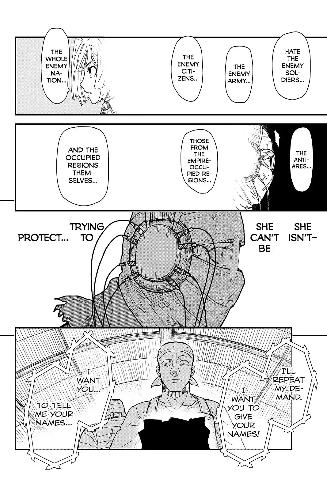 Pumpkin Scissors Chapter 106 page 25 - Chapter 106: Day Five: A Symbol of Hatred