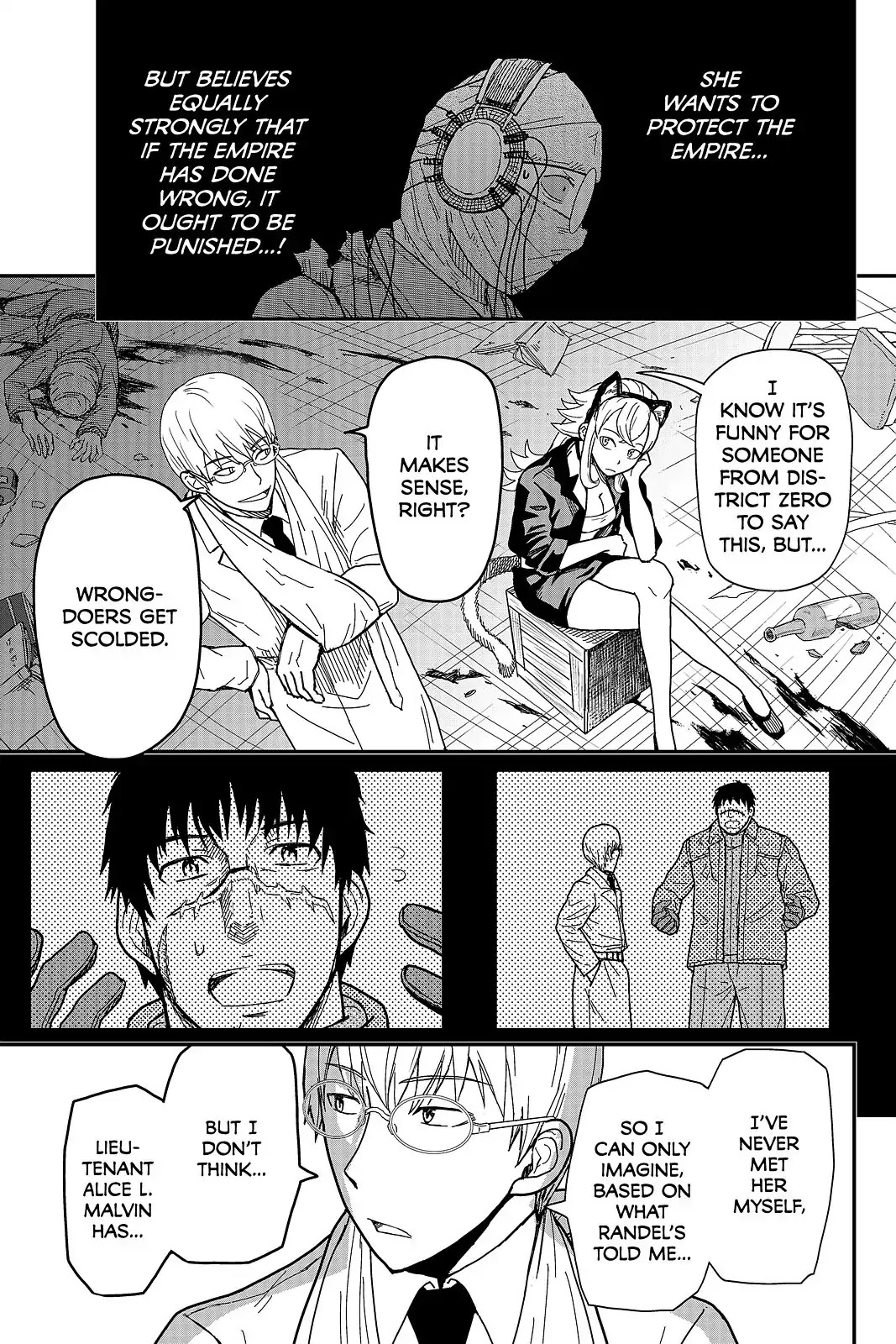 Pumpkin Scissors Chapter 106 page 5 - Chapter 106: Day Five: A Symbol of Hatred