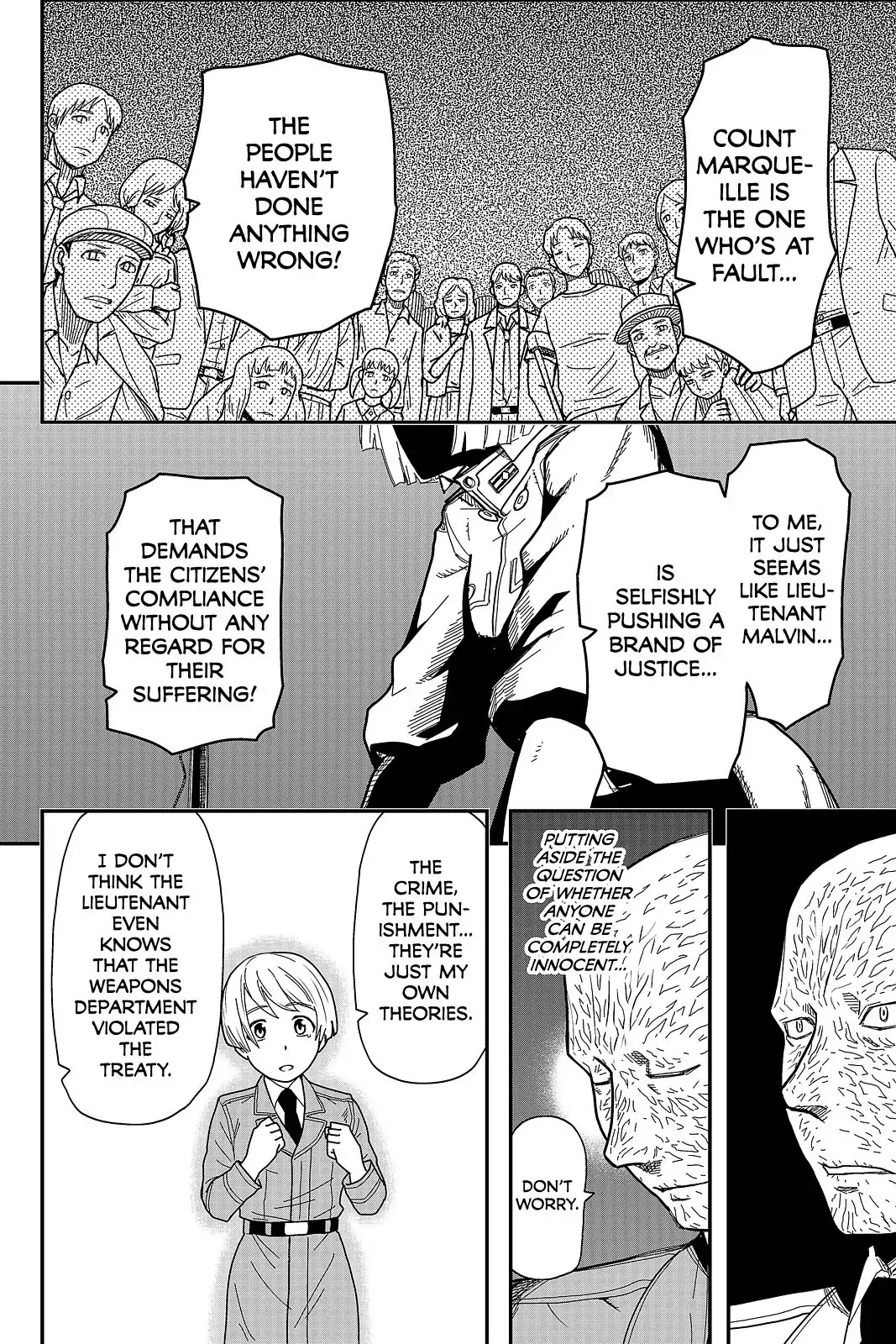 Pumpkin Scissors Chapter 106 page 8 - Chapter 106: Day Five: A Symbol of Hatred