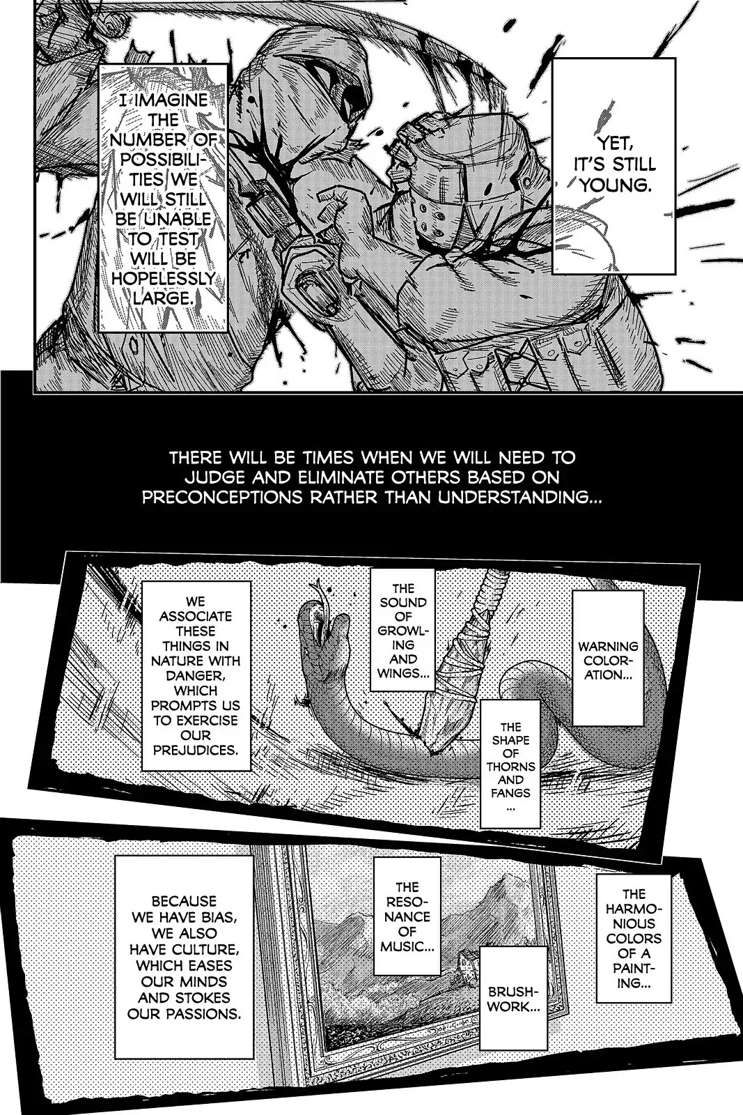 Pumpkin Scissors Chapter 107 page 12 - Chapter 107: Day Five: Surviving Suspicions and Crumbling Scales