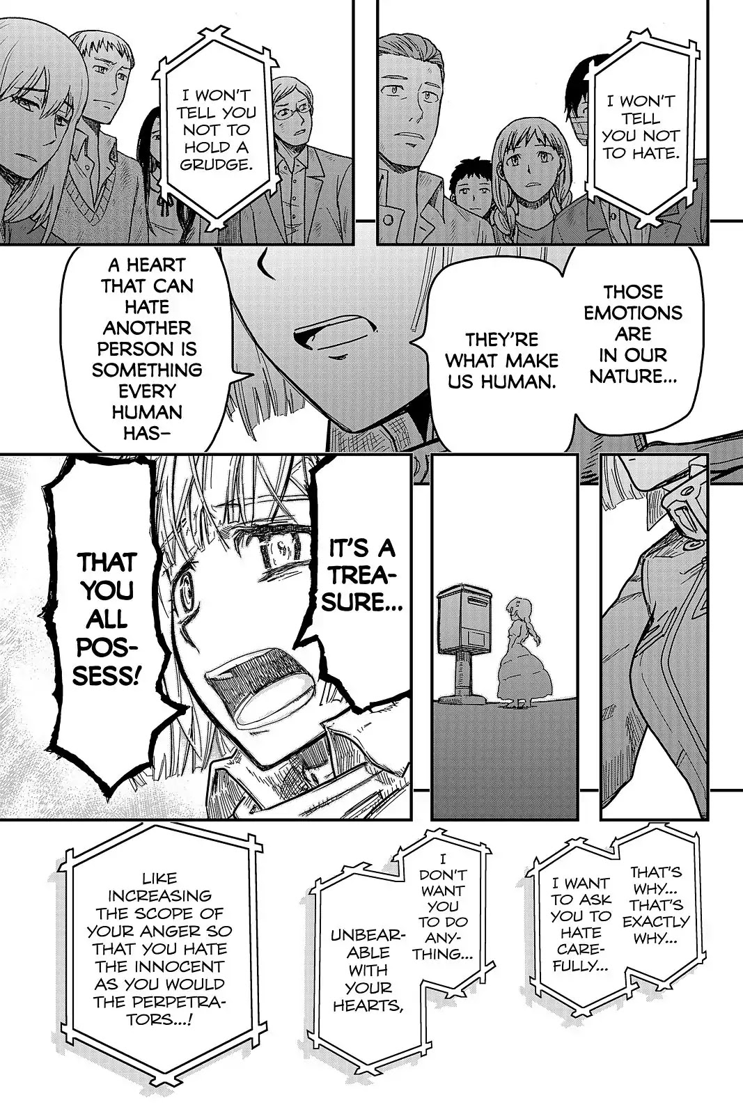 Pumpkin Scissors Chapter 107 page 13 - Chapter 107: Day Five: Surviving Suspicions and Crumbling Scales