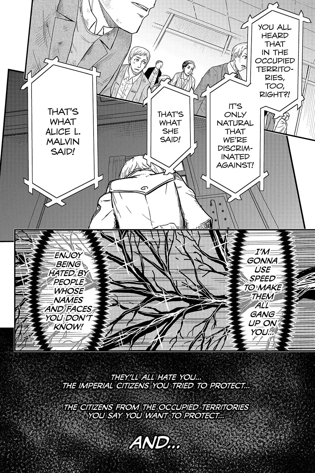 Pumpkin Scissors Chapter 107 page 20 - Chapter 107: Day Five: Surviving Suspicions and Crumbling Scales