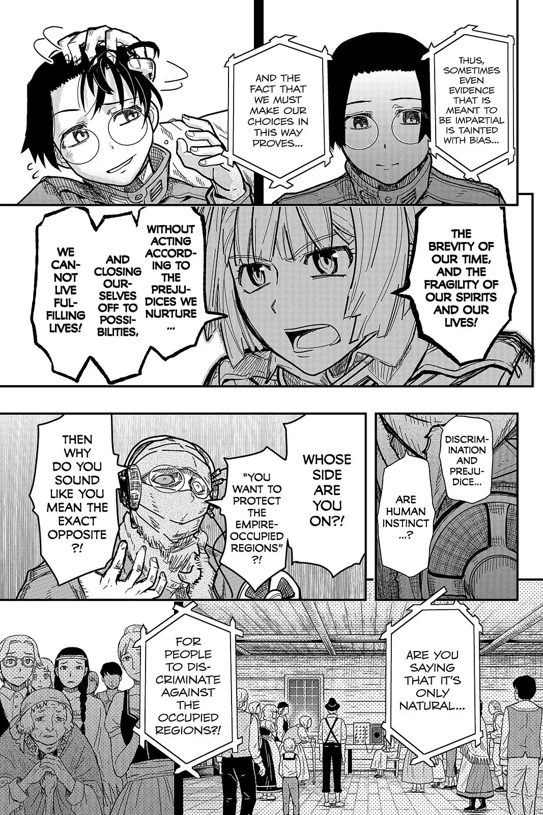 Pumpkin Scissors Chapter 107 page 7 - Chapter 107: Day Five: Surviving Suspicions and Crumbling Scales