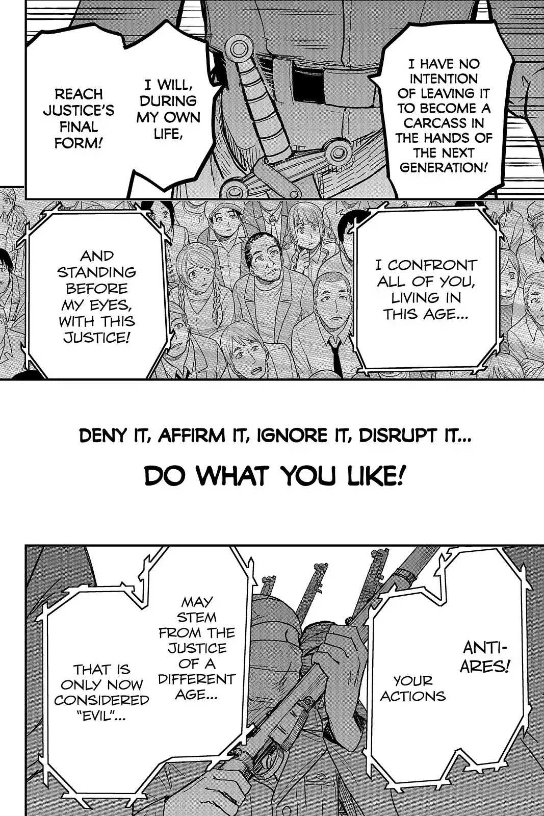 Pumpkin Scissors Chapter 108 page 56 - Chapter 108: Day Five: The Name of Justice