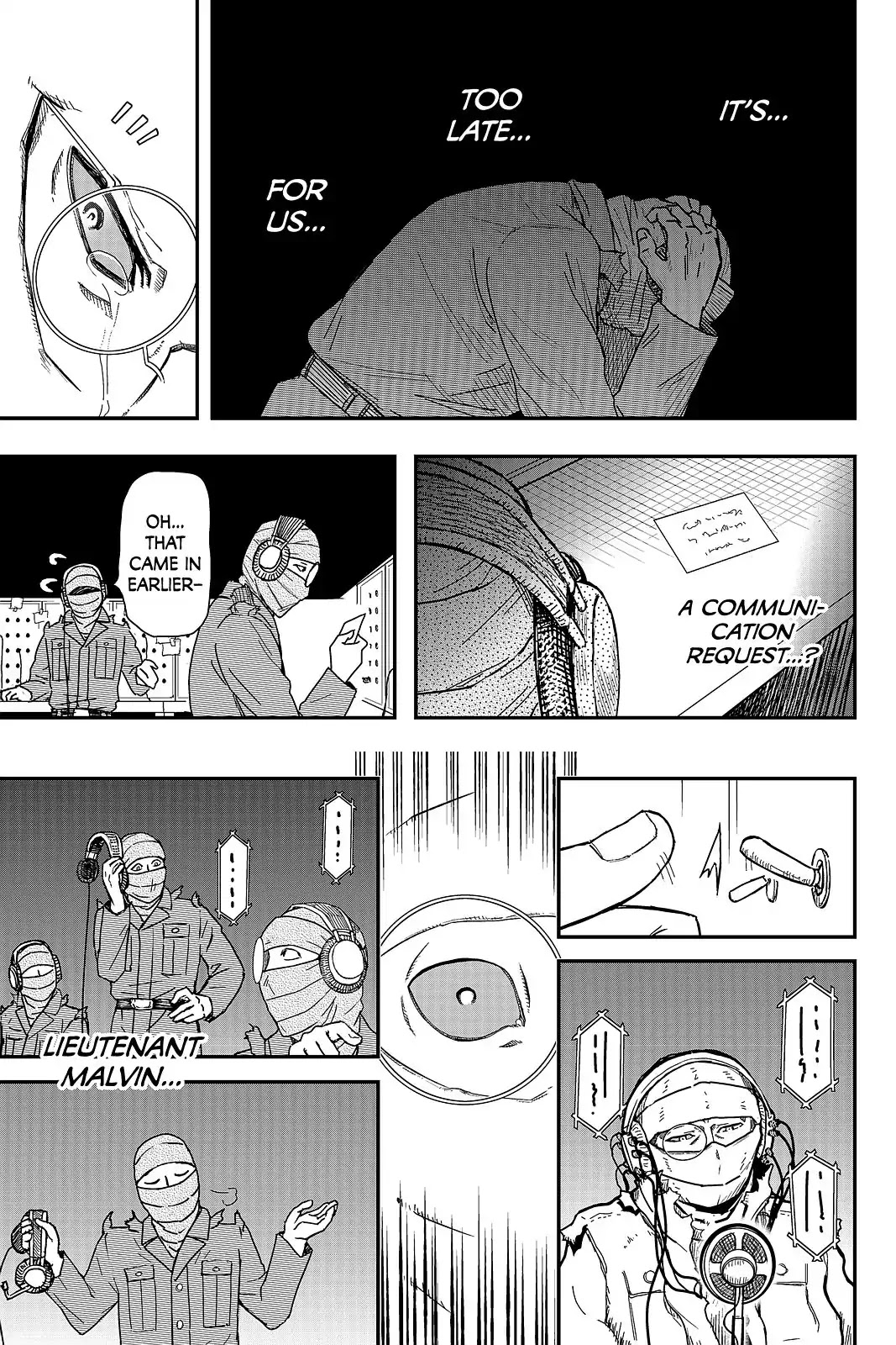 Pumpkin Scissors Chapter 109 page 10 - Chapter 109: Day Five: A Girl's Headstone, A Corporal's Flowers I