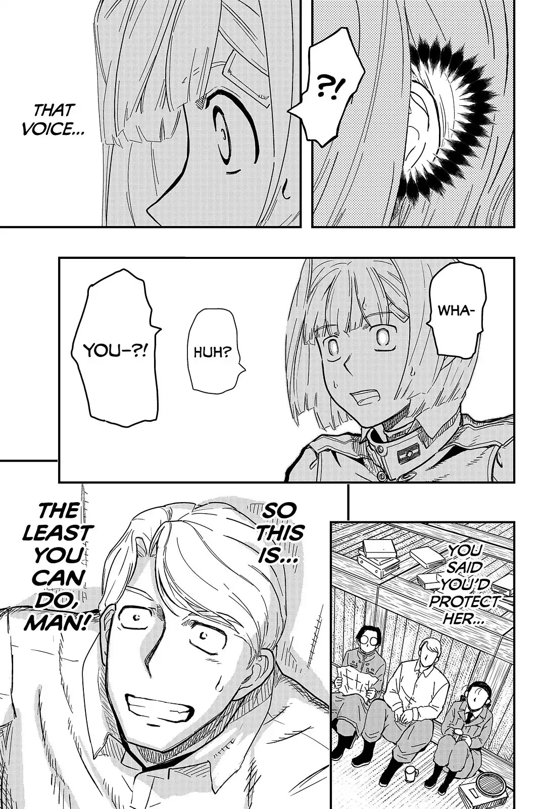 Pumpkin Scissors Chapter 109 page 12 - Chapter 109: Day Five: A Girl's Headstone, A Corporal's Flowers I