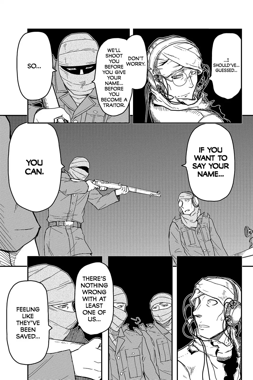 Pumpkin Scissors Chapter 109 page 2 - Chapter 109: Day Five: A Girl's Headstone, A Corporal's Flowers I