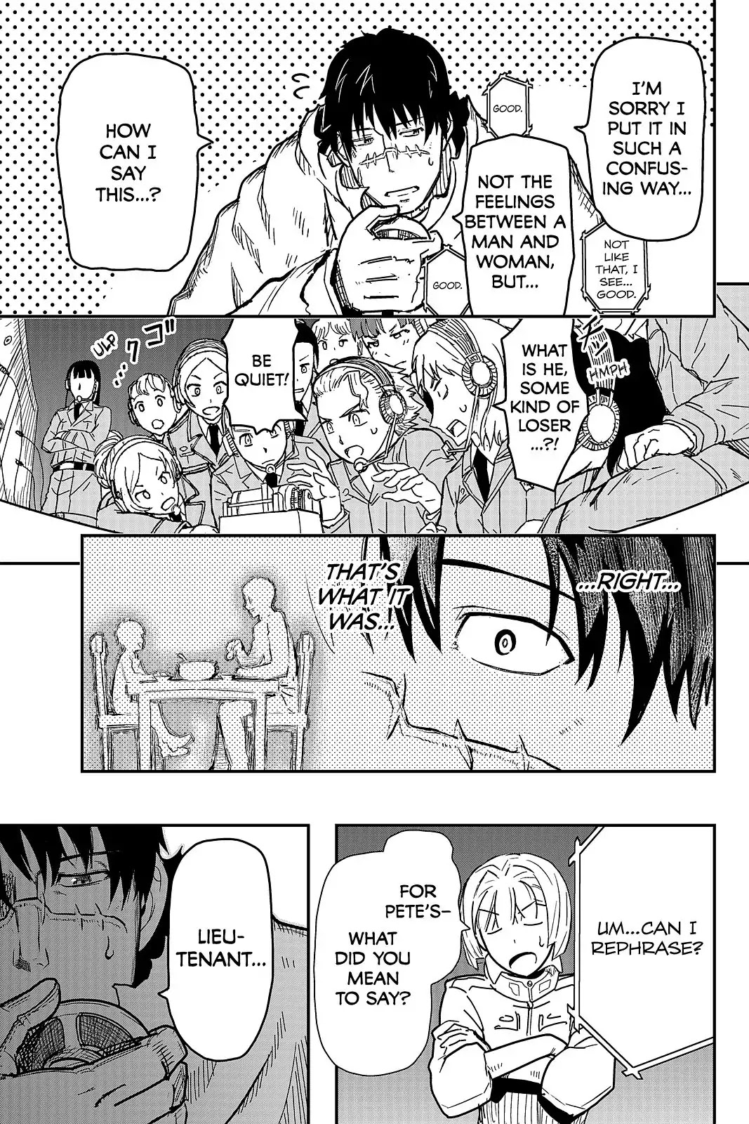 Pumpkin Scissors Chapter 109 page 20 - Chapter 109: Day Five: A Girl's Headstone, A Corporal's Flowers I
