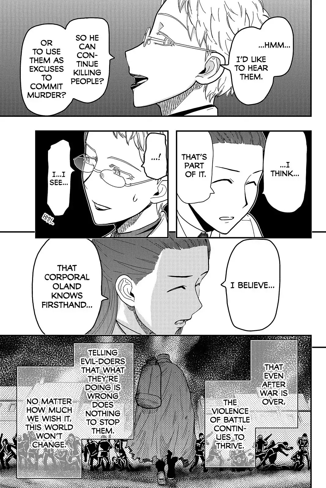 Pumpkin Scissors Chapter 109 page 29 - Chapter 109: Day Five: A Girl's Headstone, A Corporal's Flowers I