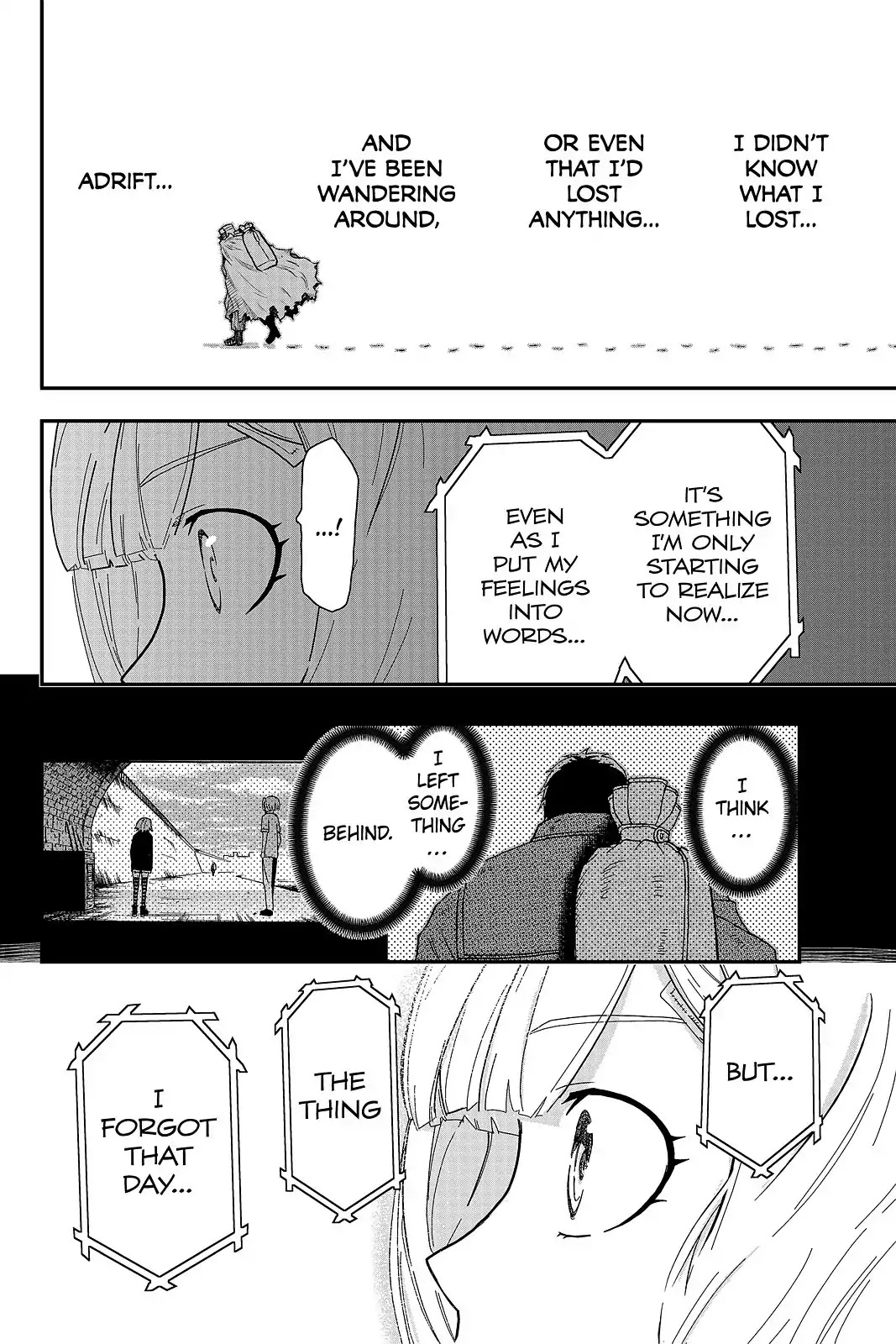 Pumpkin Scissors Chapter 109 page 34 - Chapter 109: Day Five: A Girl's Headstone, A Corporal's Flowers I