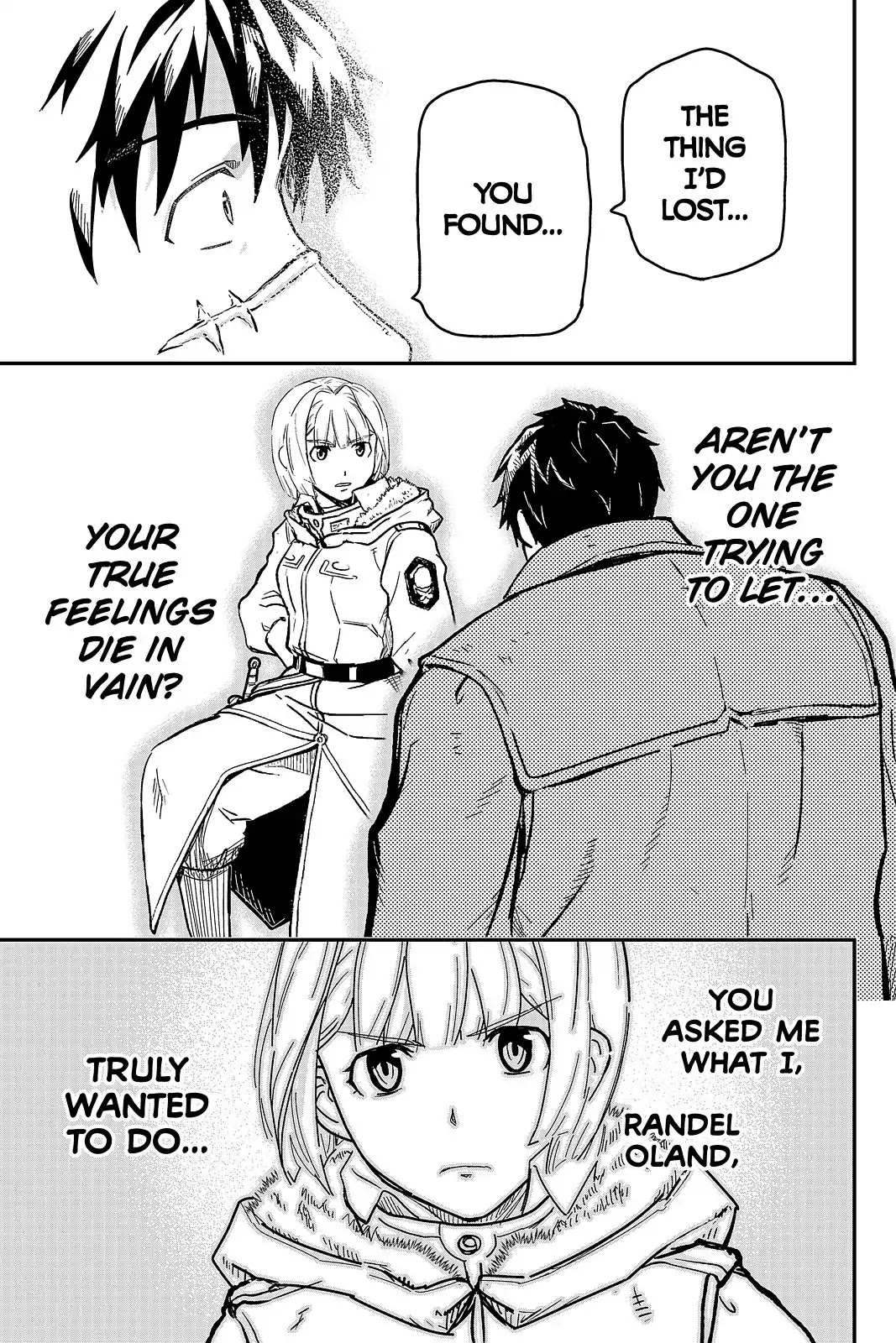 Pumpkin Scissors Chapter 109 page 35 - Chapter 109: Day Five: A Girl's Headstone, A Corporal's Flowers I