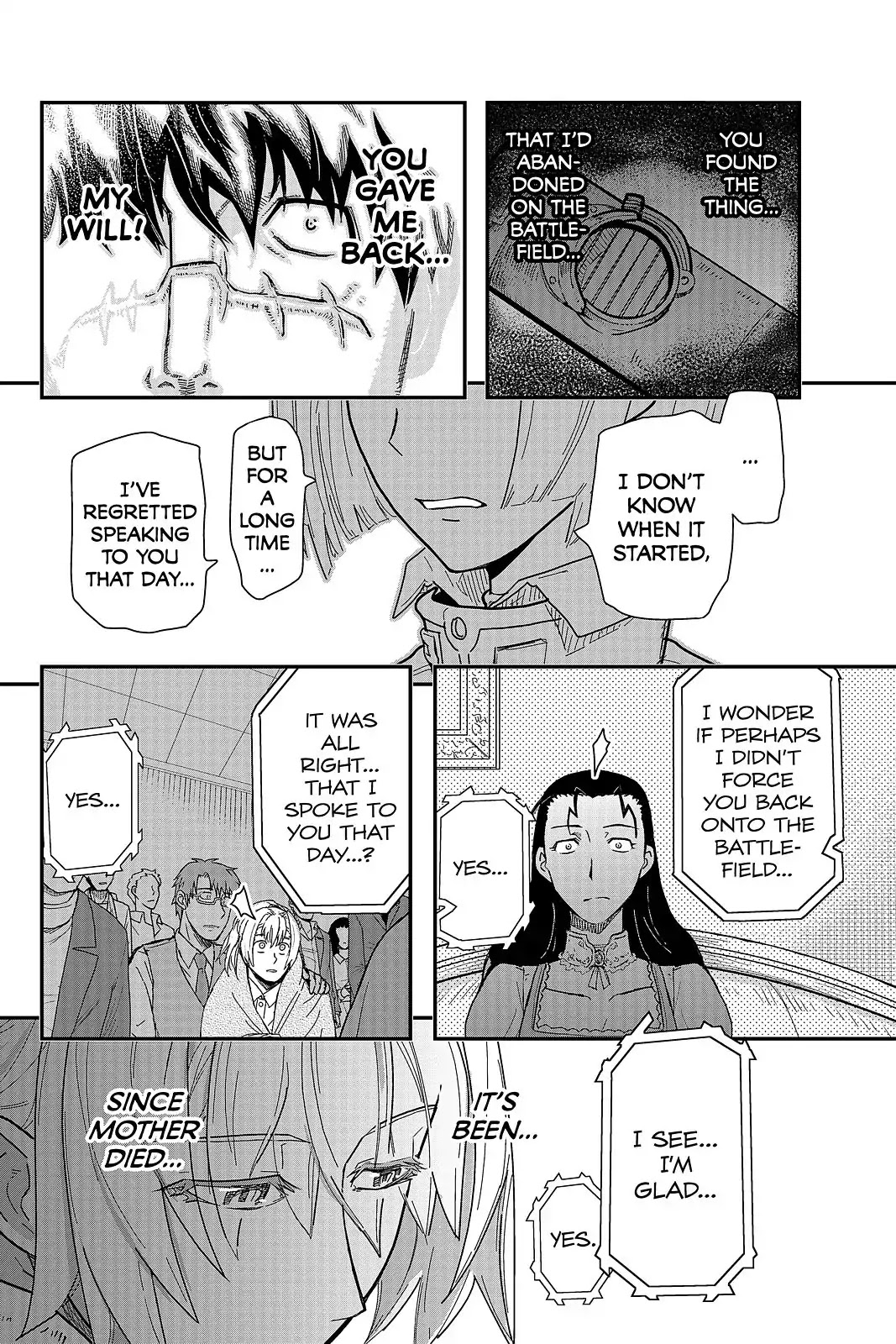 Pumpkin Scissors Chapter 109 page 36 - Chapter 109: Day Five: A Girl's Headstone, A Corporal's Flowers I