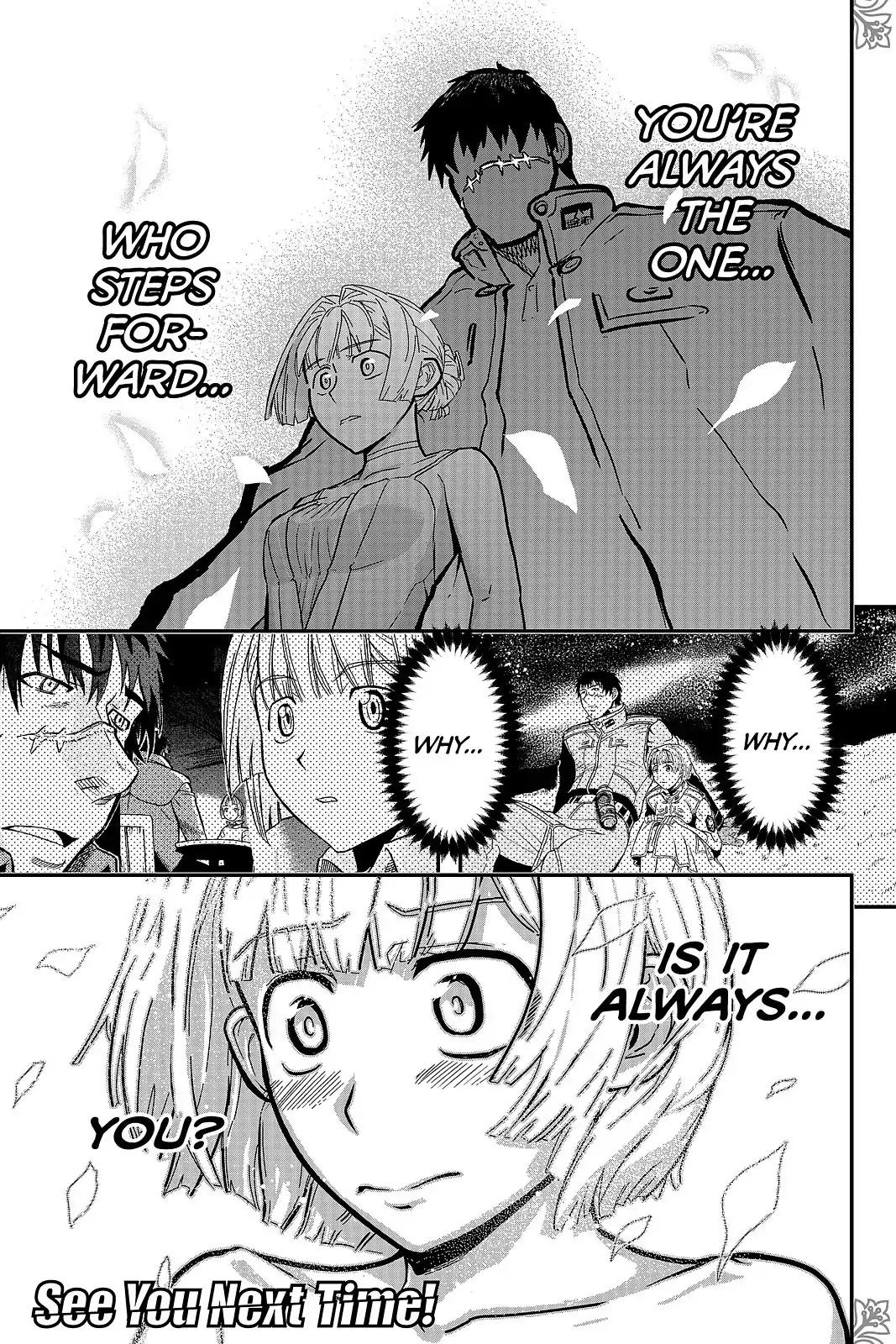 Pumpkin Scissors Chapter 109 page 49 - Chapter 109: Day Five: A Girl's Headstone, A Corporal's Flowers I