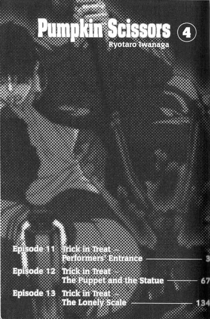 Pumpkin Scissors Chapter 11 page 4 - Chapter 11: Trick in Treat ~ Performers' Entrance
