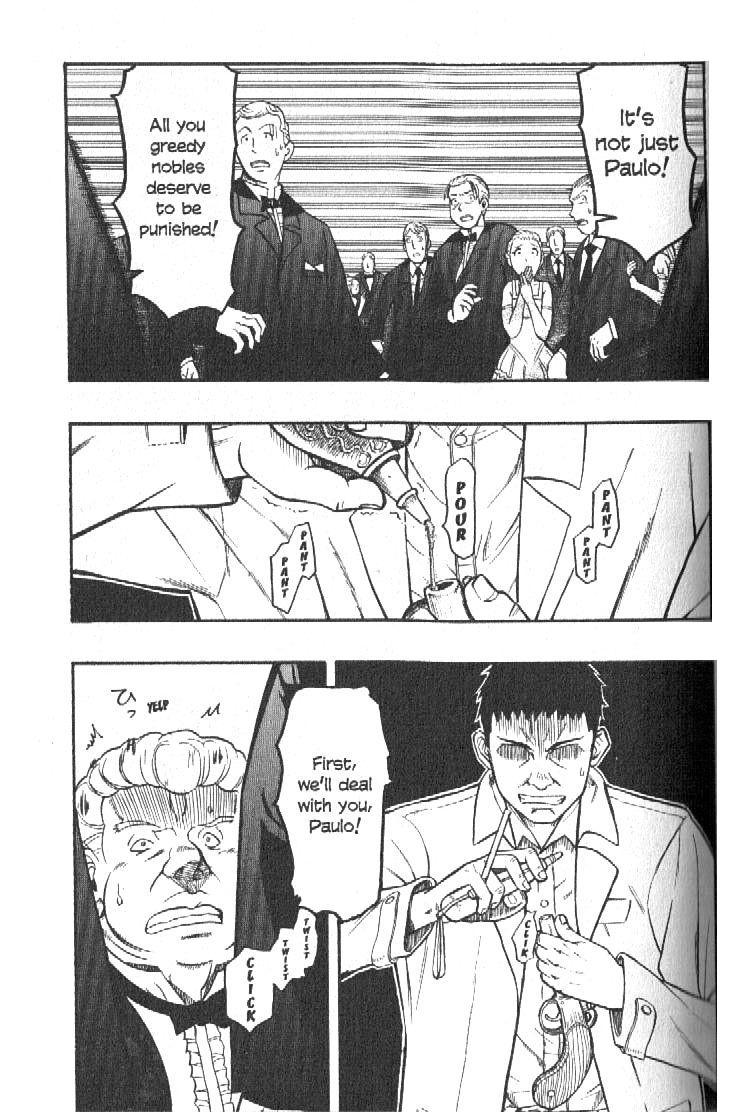 Pumpkin Scissors Chapter 11 page 54 - Chapter 11: Trick in Treat ~ Performers' Entrance