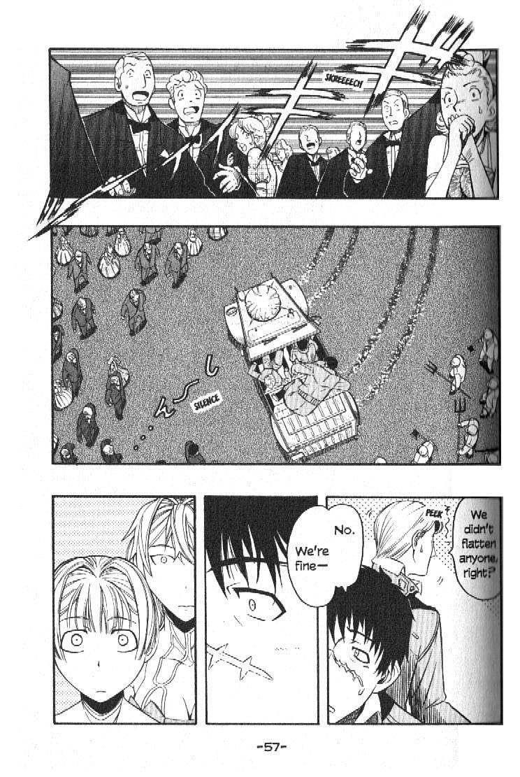 Pumpkin Scissors Chapter 11 page 60 - Chapter 11: Trick in Treat ~ Performers' Entrance