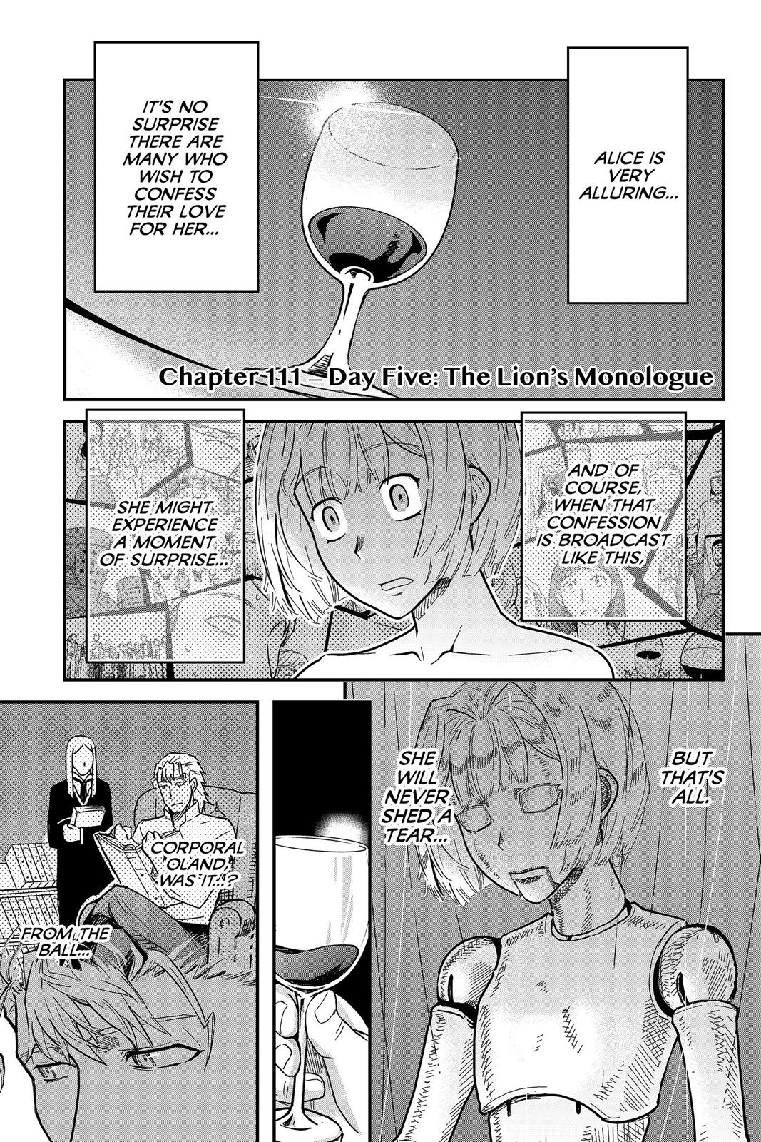 Pumpkin Scissors Chapter 111 page 1 - Chapter 111
