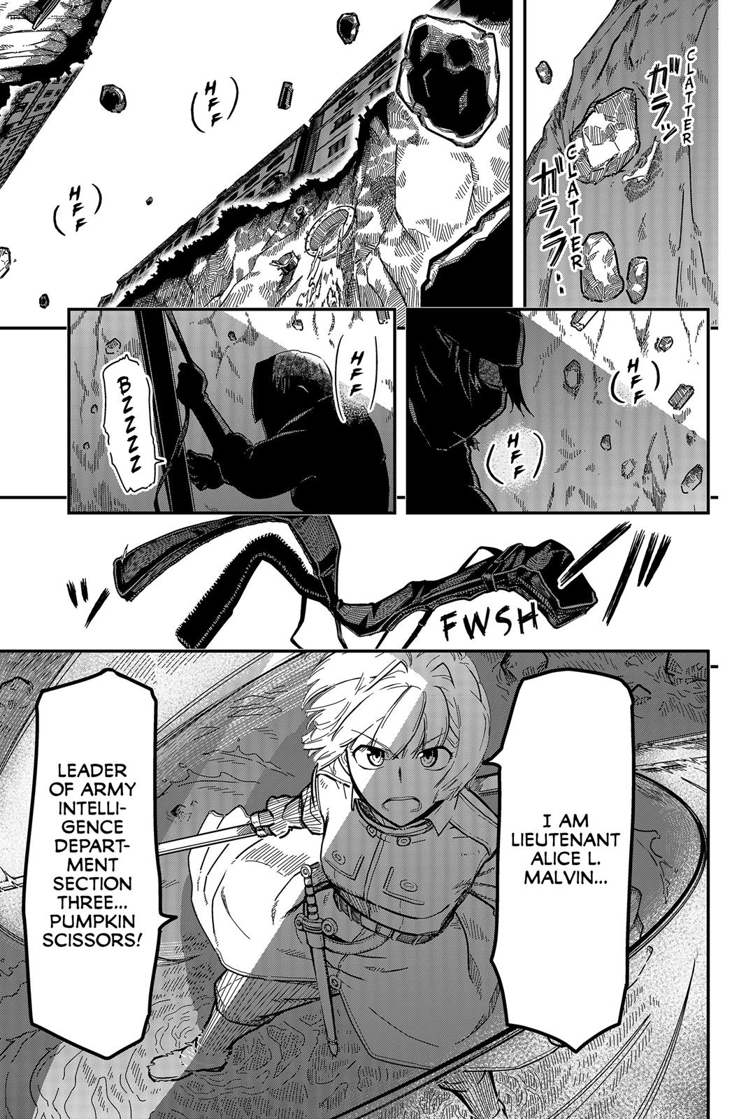 Pumpkin Scissors Chapter 116 page 1 - Chapter 116