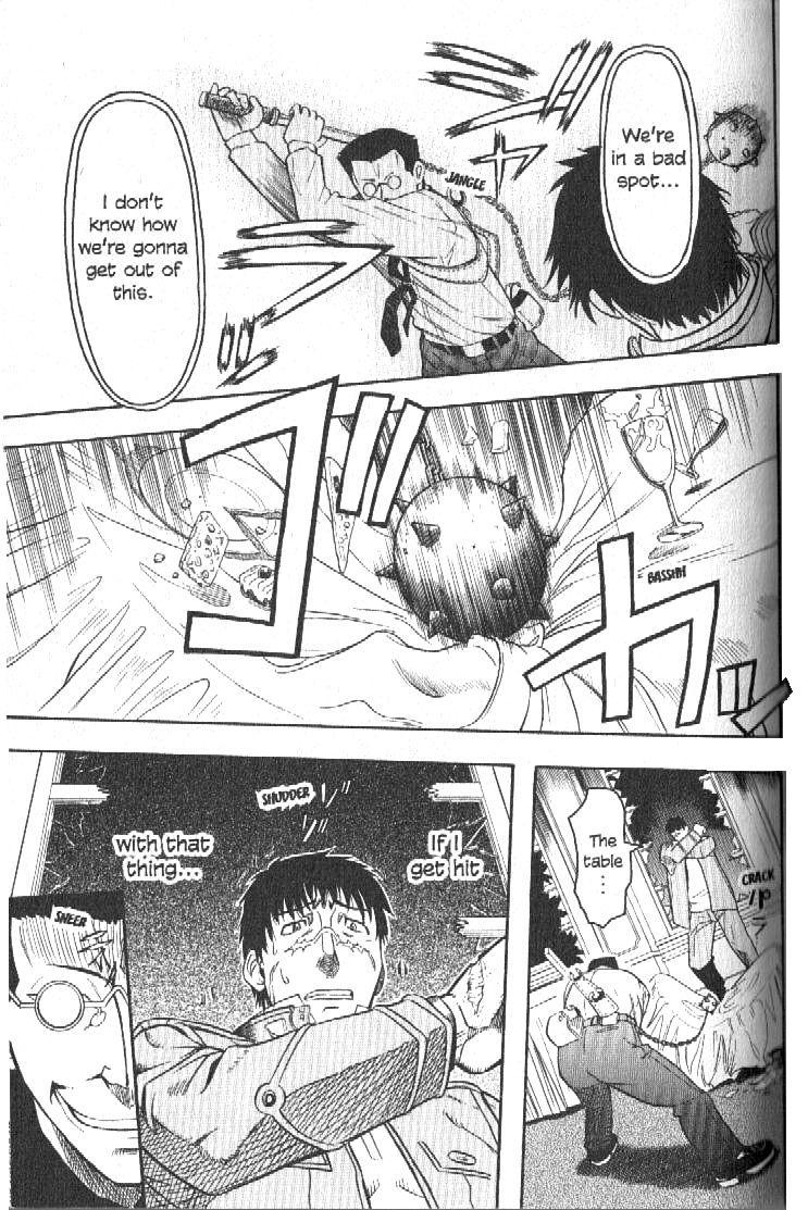 Pumpkin Scissors Chapter 12 page 19 - Chapter 12: Trick in Treat ~ The Puppet and the Statue