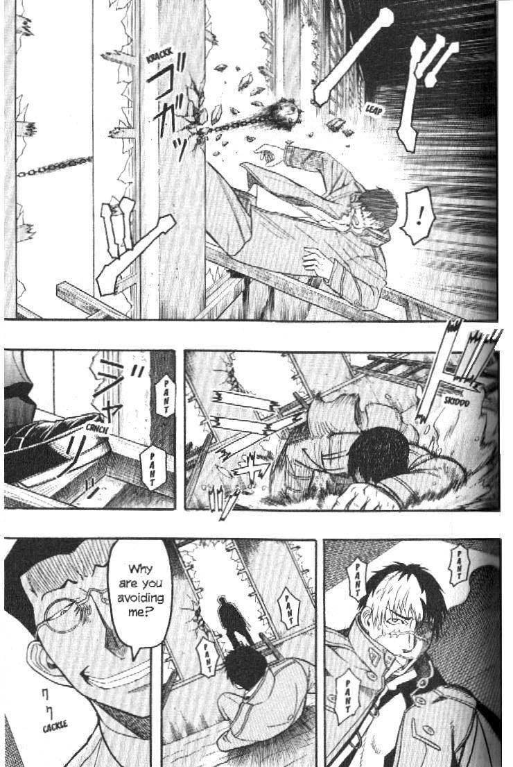 Pumpkin Scissors Chapter 12 page 21 - Chapter 12: Trick in Treat ~ The Puppet and the Statue