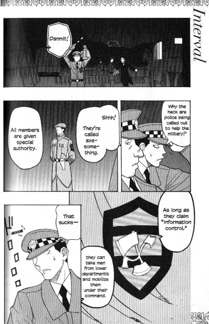 Pumpkin Scissors Chapter 12 page 59 - Chapter 12: Trick in Treat ~ The Puppet and the Statue
