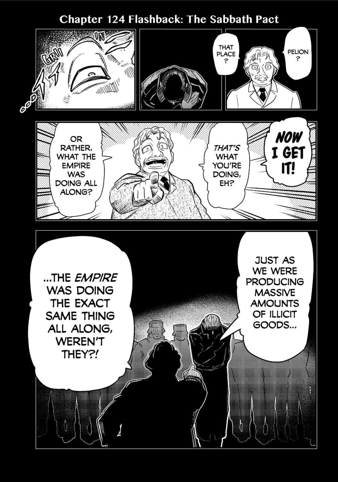 Pumpkin Scissors Chapter 124 page 1 - Chapter 124: Flashback: The Sabbath Pact