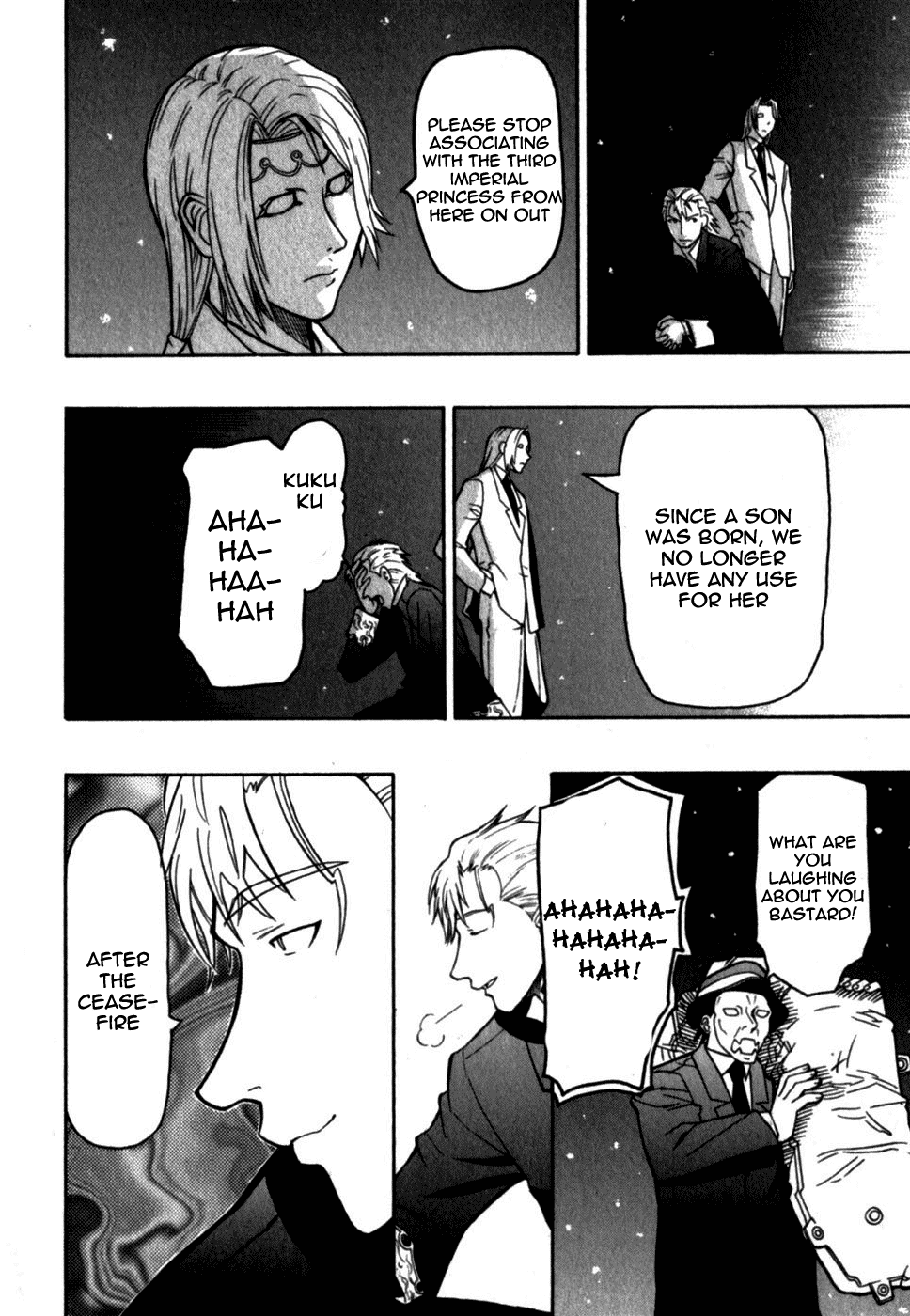 Pumpkin Scissors Chapter 14 page 105 - Chapter 14: Trick in Treat ~ A Sweet Trap