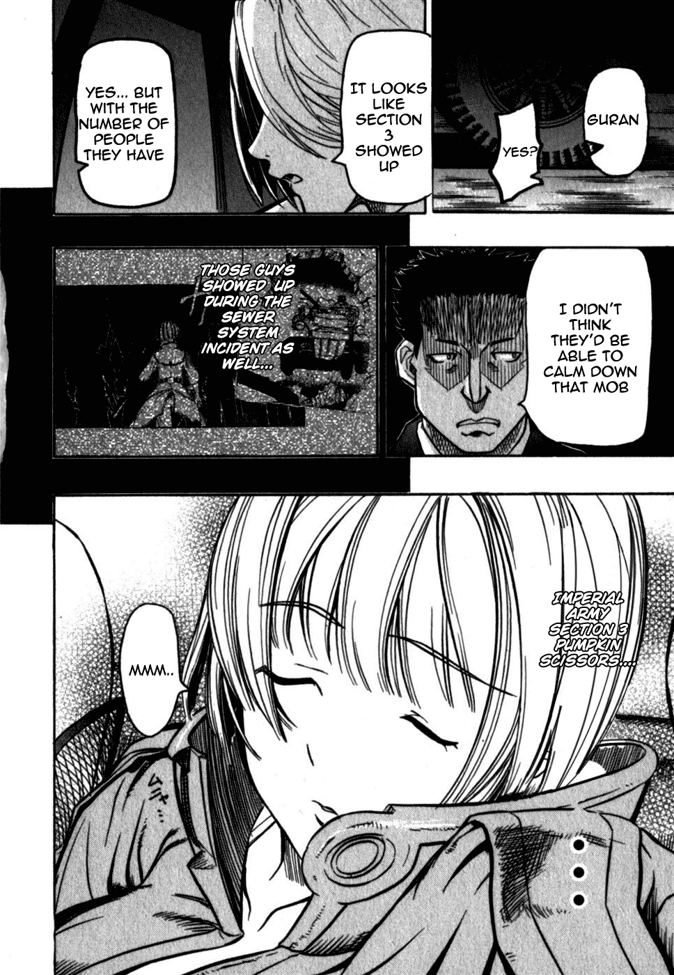 Pumpkin Scissors Chapter 14 page 109 - Chapter 14: Trick in Treat ~ A Sweet Trap