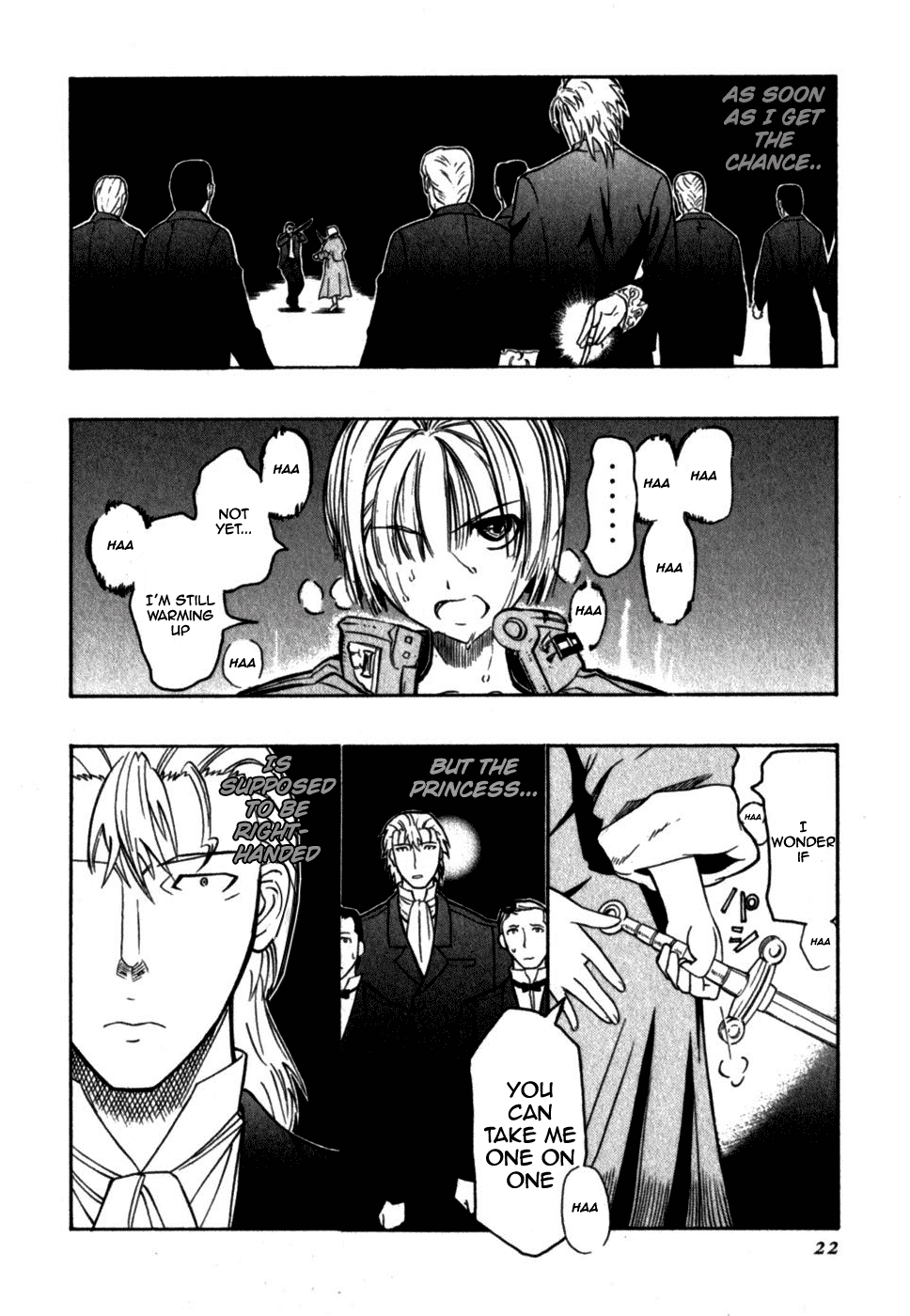Pumpkin Scissors Chapter 14 page 24 - Chapter 14: Trick in Treat ~ A Sweet Trap