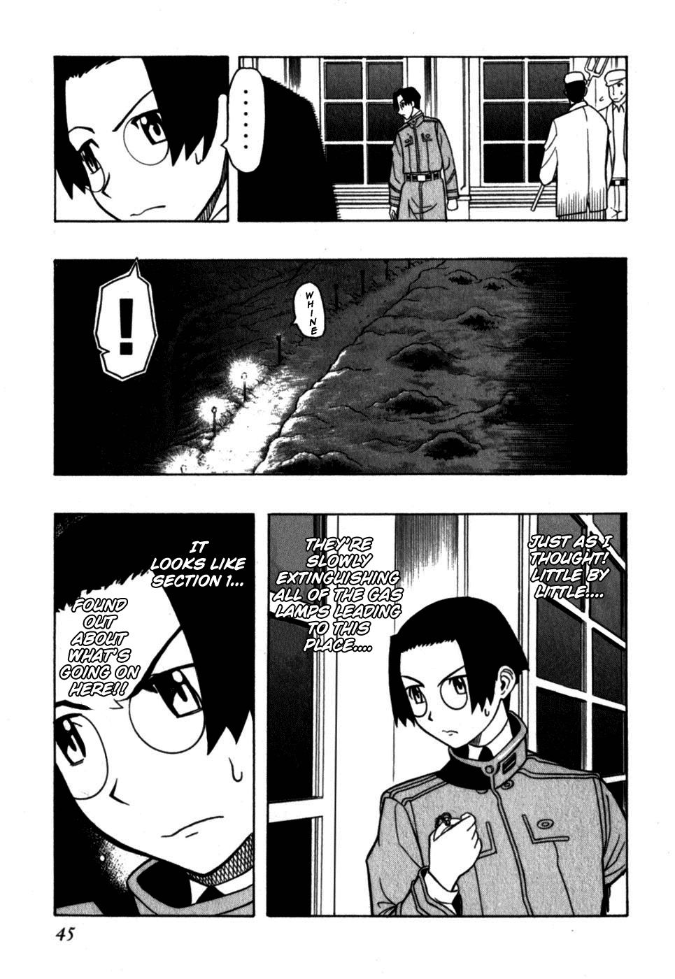 Pumpkin Scissors Chapter 14 page 46 - Chapter 14: Trick in Treat ~ A Sweet Trap