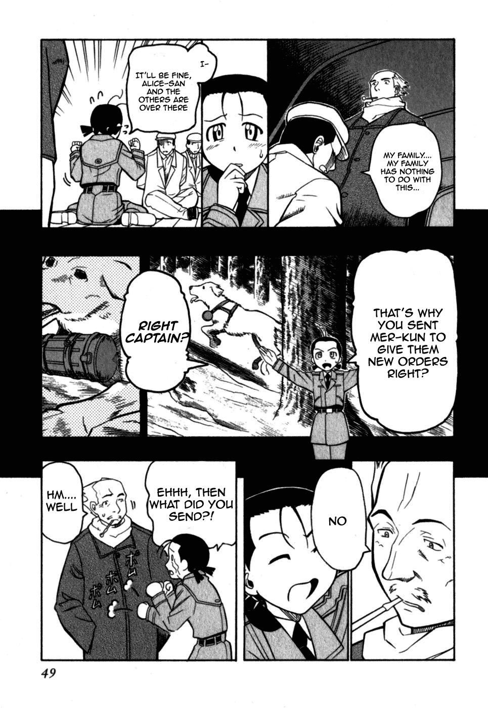 Pumpkin Scissors Chapter 14 page 50 - Chapter 14: Trick in Treat ~ A Sweet Trap