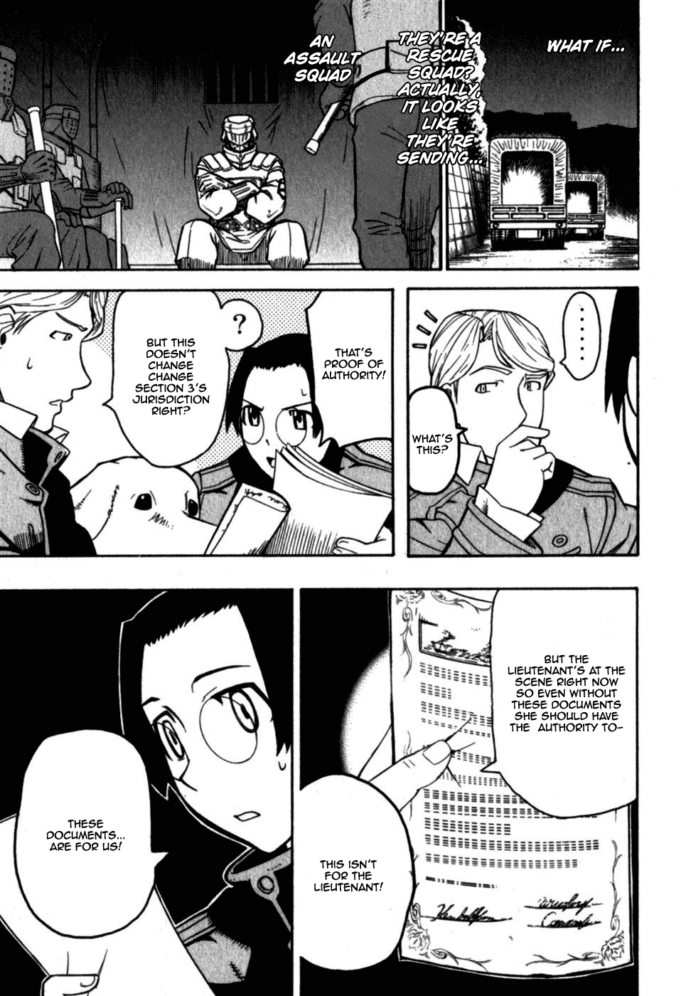 Pumpkin Scissors Chapter 14 page 58 - Chapter 14: Trick in Treat ~ A Sweet Trap