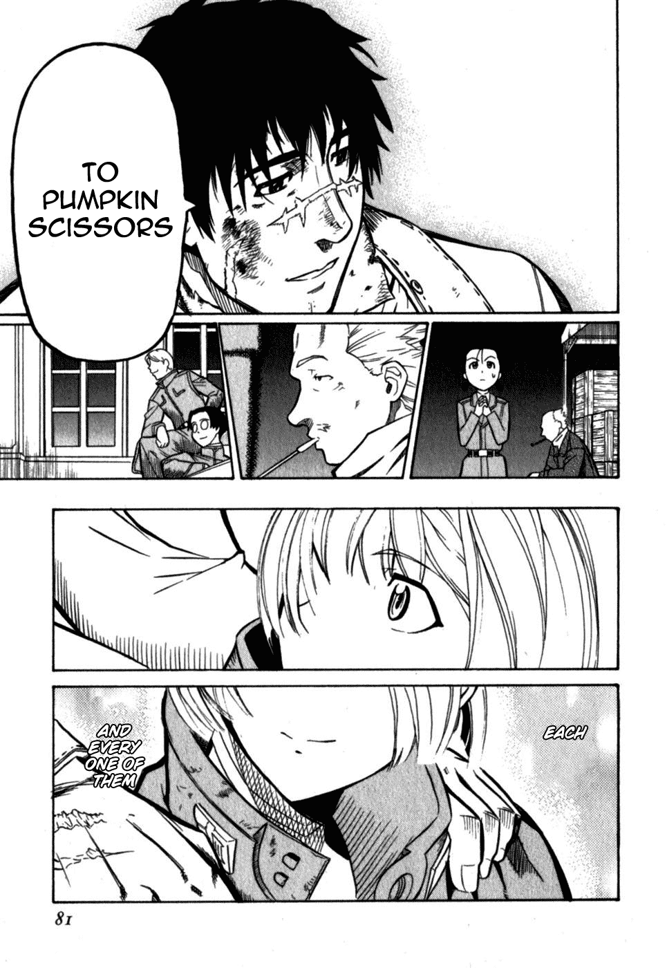 Pumpkin Scissors Chapter 14 page 82 - Chapter 14: Trick in Treat ~ A Sweet Trap