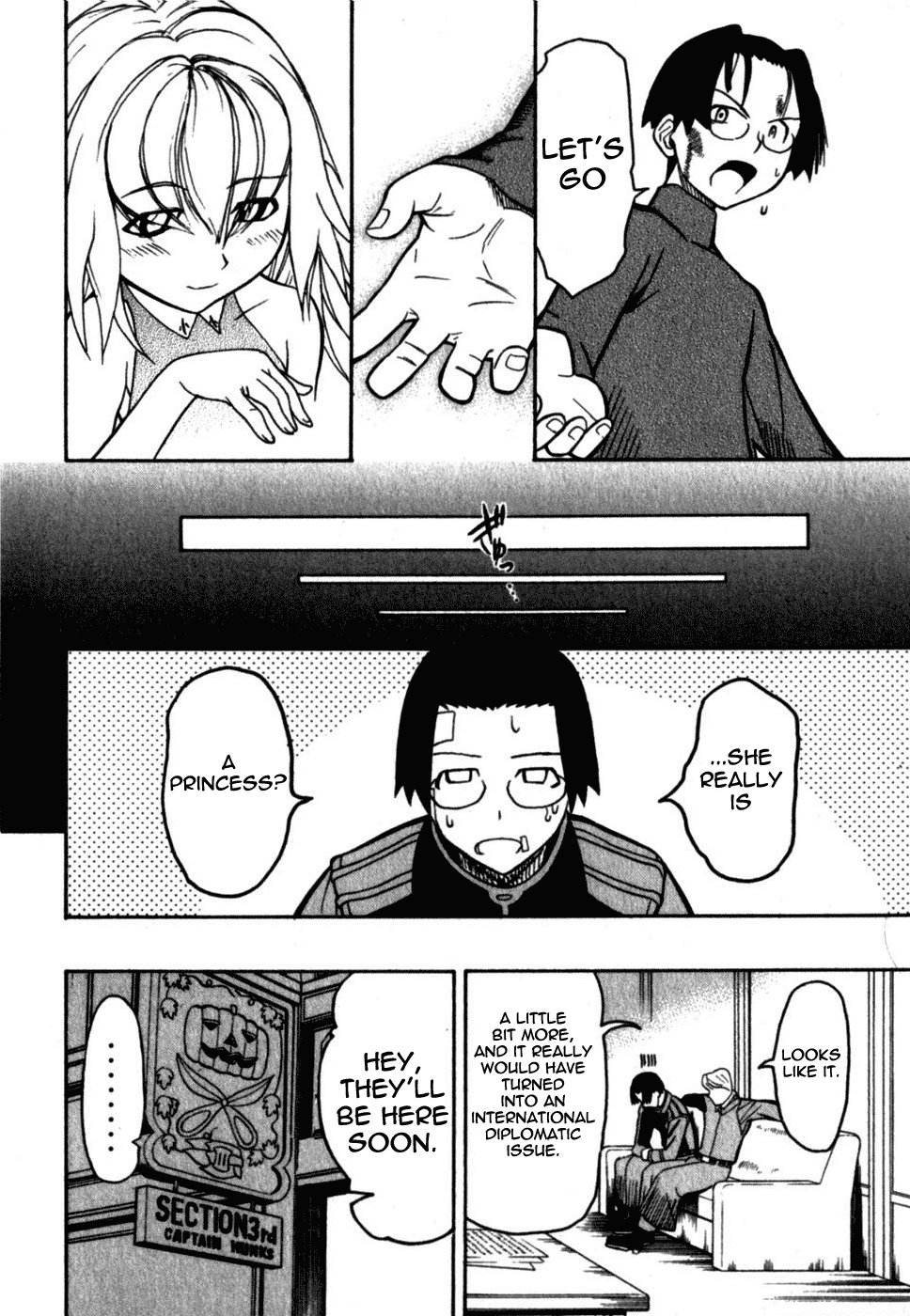 Pumpkin Scissors Chapter 15 page 46 - Chapter 15: The Unforgettable Princess