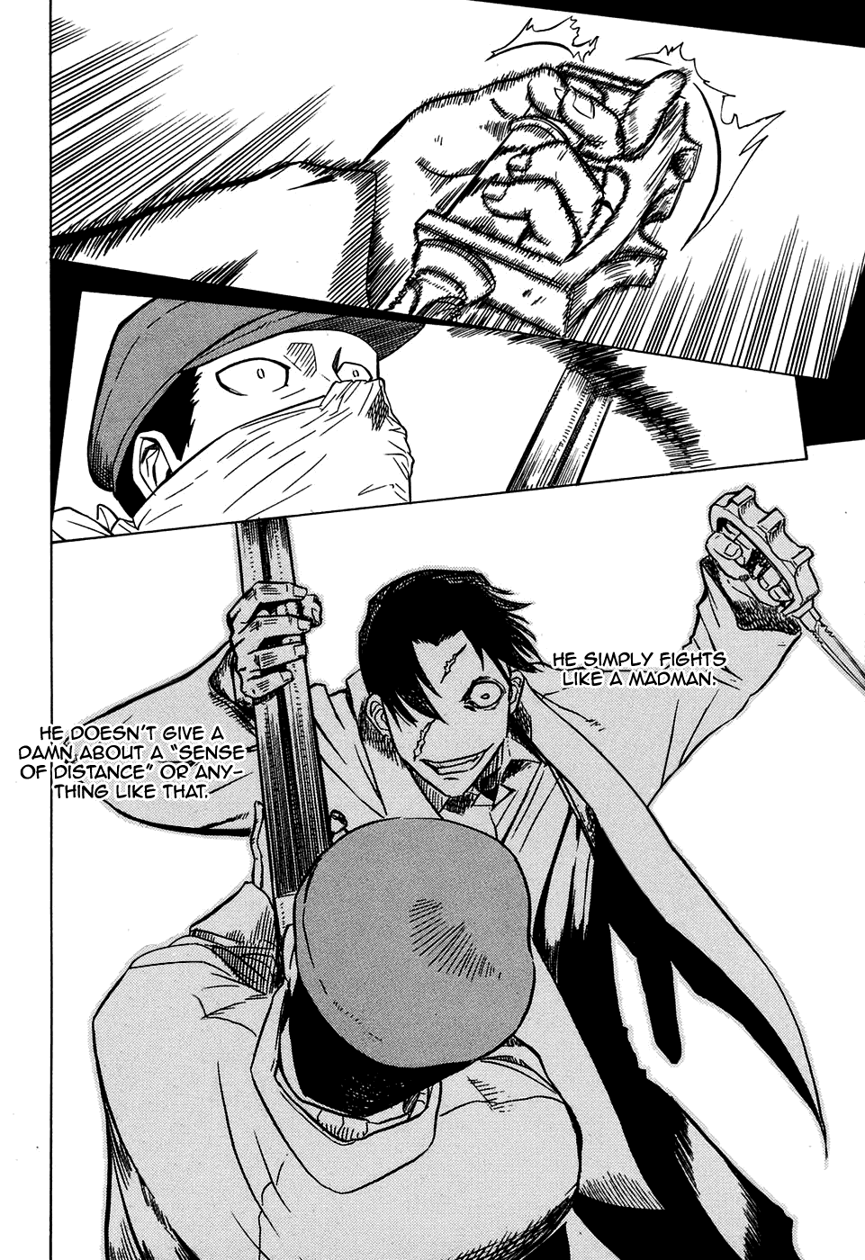 Pumpkin Scissors Chapter 17 page 10 - Chapter 17: Scare-claw ~ Panic-Shreading Claw of Madness