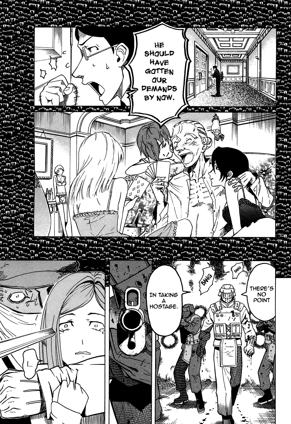 Pumpkin Scissors Chapter 17 page 35 - Chapter 17: Scare-claw ~ Panic-Shreading Claw of Madness