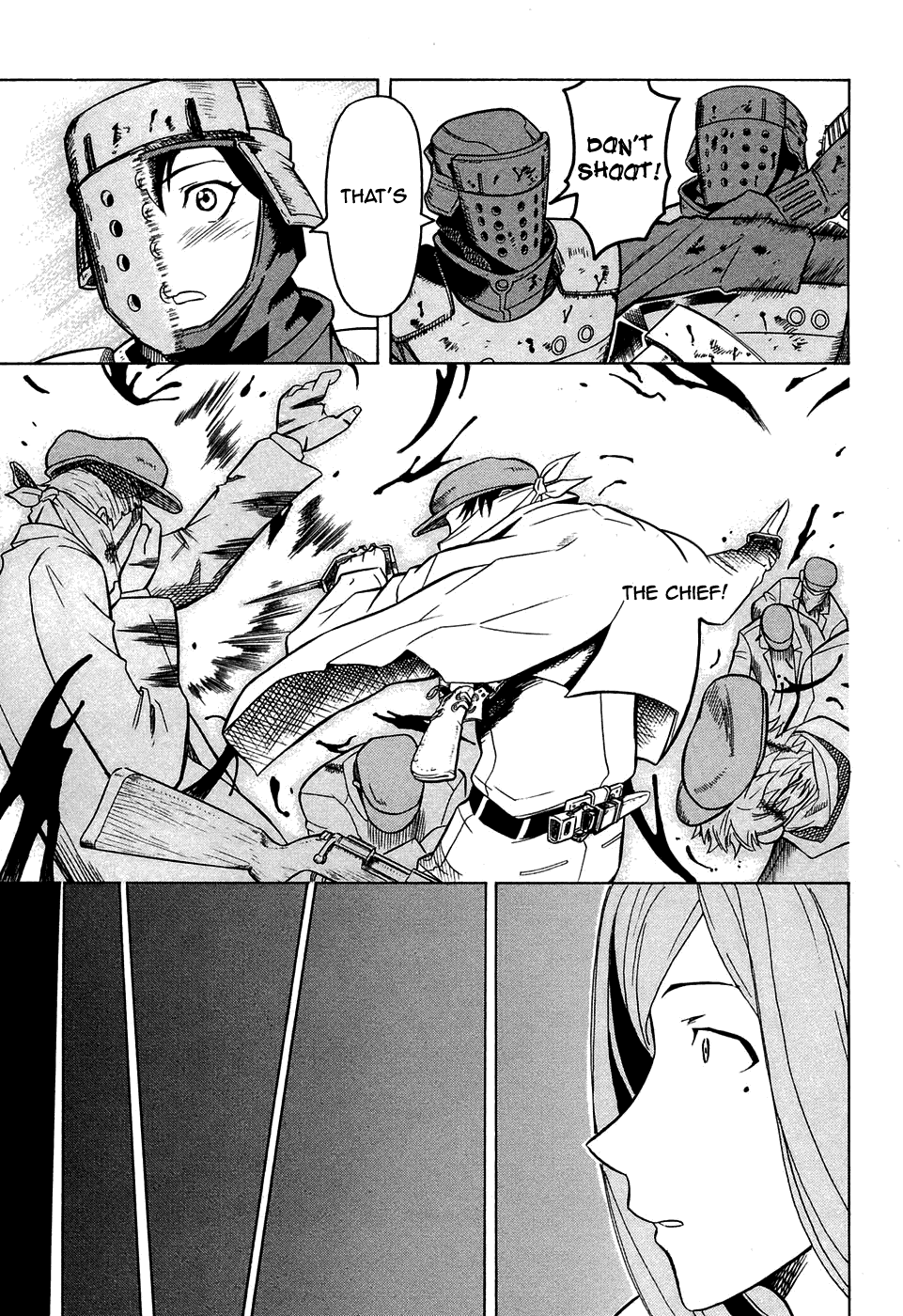 Pumpkin Scissors Chapter 17 page 41 - Chapter 17: Scare-claw ~ Panic-Shreading Claw of Madness