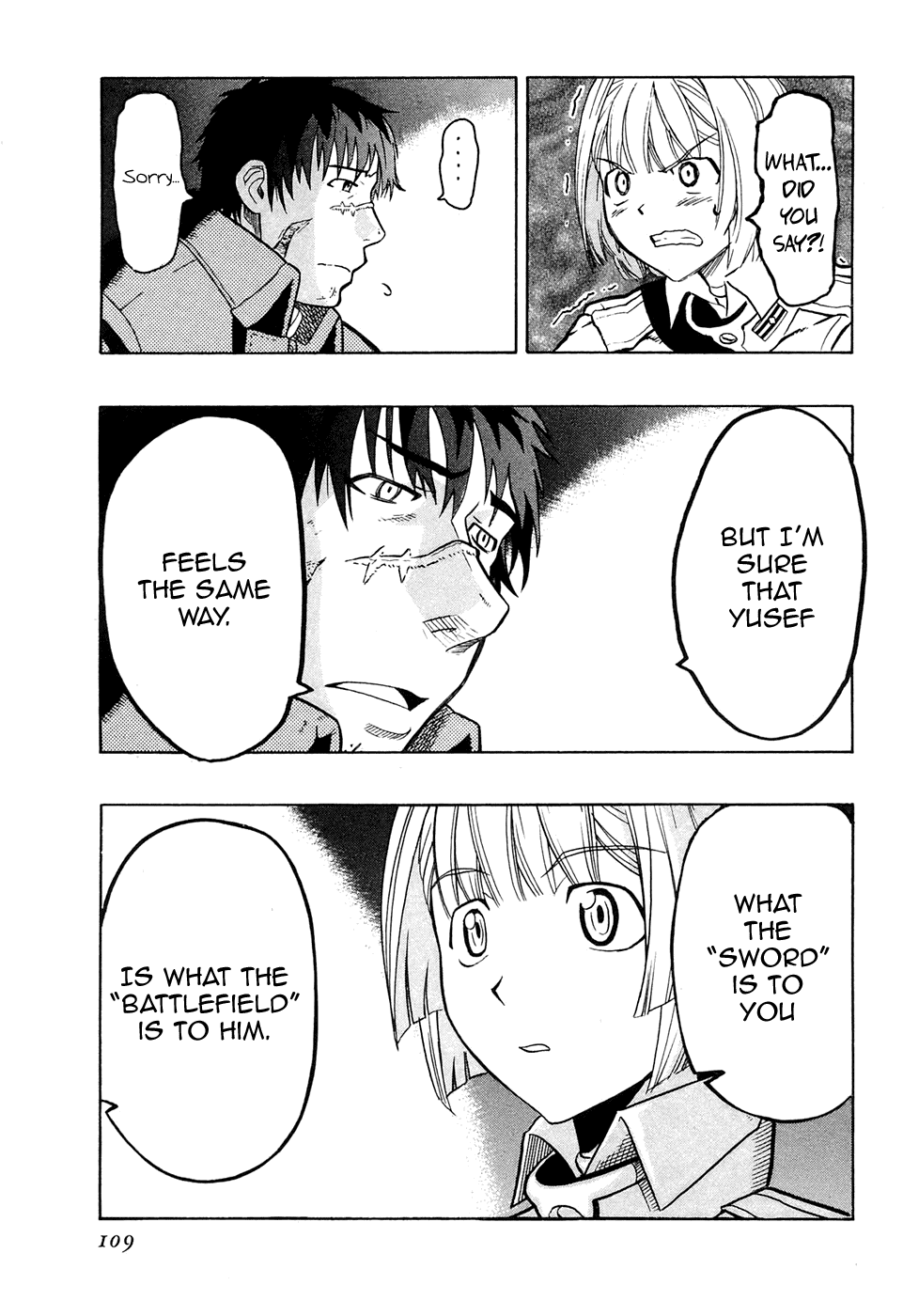 Pumpkin Scissors Chapter 18 page 35 - Chapter 18: Forget-me-not