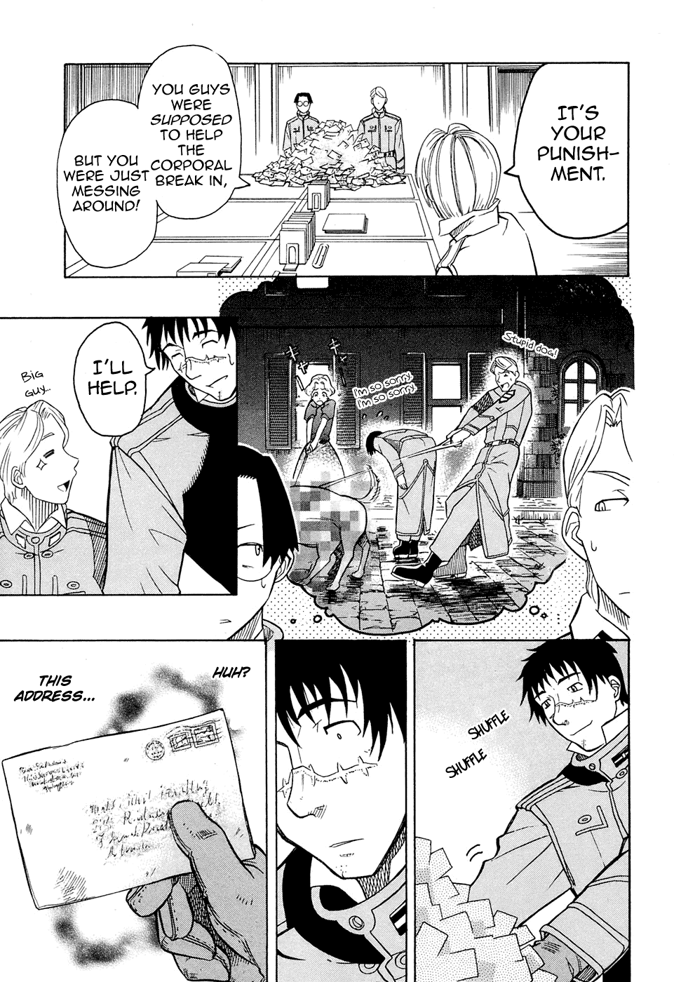 Pumpkin Scissors Chapter 19 page 37 - Chapter 19: Letter the Later