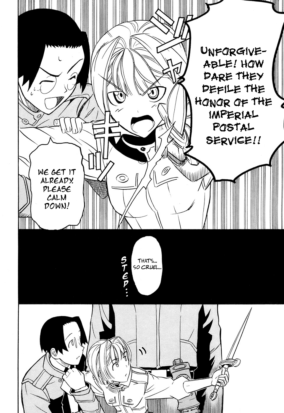 Pumpkin Scissors Chapter 19 page 6 - Chapter 19: Letter the Later