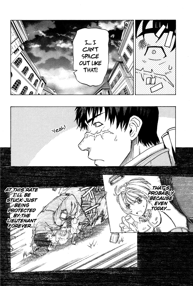 Pumpkin Scissors Chapter 21 page 12 - Chapter 21: Before Rain (1)